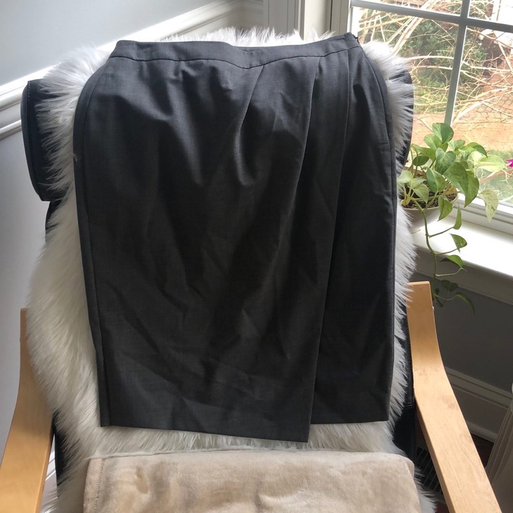 Brooks Brother grey wool skirt